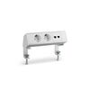 2A21F4F3 Flexi Series Power Module with 4xSchuko Socket/1xSC (A+A), White, Colour: White (Fascia/End Cap), Silver (Body), 2 image