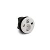 2F20F1F5 Power Module with Port El 1xSchuko Socket/2xUSB-A and 2xRJ45 Cat6A, Black, Colour: Black, 2 image