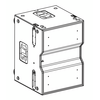 SW215FAWH Podwójny 15-calowy system subwooferów, Manifolded Bandpass, biały, Wysokość: 80, Kolor: White, Częstotliwość: 39Hz to 100Hz, Pobór mocy: 1000W