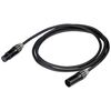 SG DMX5CLU010 DMX Cable, SEETRONIC XLR Male-Female Connector, Black, 10 m, Length: 10m