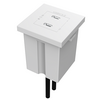 MD-2C/2CM(W) Moduł pasywny, biały, 2xUSB-C, żeński, Kolor: White, 2 image