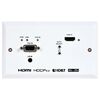 CH-2538TXPLWPEUK UHD HDMI/VGA over HDBaseT Wallplate Transmitter