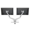 4385505202 Elevate Dual Monitor Arm 52 - 3-8 kg, sprężyna gazowa, srebrny, Długość: 100, Kolor: Silver, Pojemność: 2x3 to 8kg, 2 image