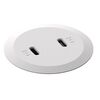 9355005201 Powerdot Mini 52 - 2 ładowarki USB-C 30W, biały, Rodzaj złącza B: USB, Długość kabla: 1.2, Kolor: White, Częstotliwość: 50Hz