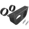 9001000209 Powerdot Bracket 02 - Mounting bracket for 2 Powerdot Mini, black, Length: 18, Height: 3.5, Colour: Black, 2 image