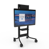 RPS-500-BB-CSB55B DynamiQ Mobile Display Cart, Black, 139.7cm, Colour: Black, 5 image