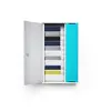 CHRGWCUC-TB-10-K-EU Charging Cabinet, White/Blue, 11", EU, Plug Type: EU, 2 image