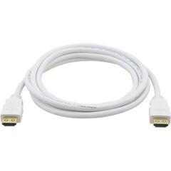 Elastyczny kabel HDMI High Speed z Ethernetem C-MHM/MHM(W)-1, 0,3m, biały, Długość: 0.3