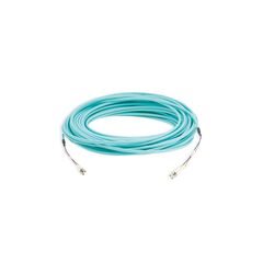 Kabel światłowodowy CLS-2LC/OM3-328 OM3 LSHF, 100 m, kolor aqua, 2xLC męski do 2xLC męski, Długość: 100