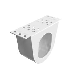 935-SF01W Bracket for a single Powerdot Mini series socket, white