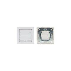 FRAME-1GP-86(B) Design Frame for Wall Plate Insert, 1-Gang, UK, Black, Height: 8.6, Colour: Black, Configuration: UK, Size: 8.6x1.6x8.6cm