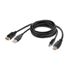 Kabel KVM KCPHU18, DP+USB Typ-A-HDMI+USB Typ-B, 1.8m