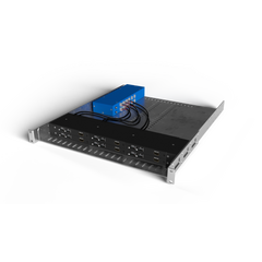 RK-1U6-FI11H-M KVM Isolator, 6 HDMI (Console), USB Type-B (Computer), 1U Metal Chassis Tray Kit