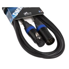 SG DMX5PLU02 DMX Cable, NC5MXXBAG+NC5FXXBAG, Black, 2 m, Length: 2m