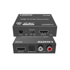 iTrans AD02 Ekstraktor audio, HDMI 4K60, Down-Mix De-Embedder, z HDCP 2.2, wyjście L/R i optyczne