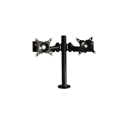 FSA2BL Double Monitor Arm, Black, 13kg Load Capacity, 81.8x40cm, Colour: Black