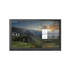 AVE-6530-A 4K LED Commercial Interactive Touch Screen, Up to 20 Point Touch, E Series 65" Display, LED, Black