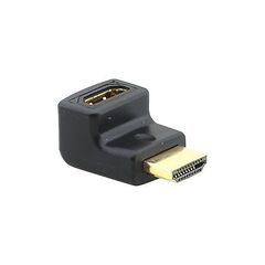 AD-HM/HF/UAM HDMI D to HDMI M Adapter, HDMI D Input, HDMI M Output, Right Angle Connector