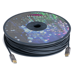 MG-AOC-663-50 Aktywny kabel optyczny HDMI 2.0, HDMI – TypeA, Low Smoke Zero Halogen, czarny, 50m, Długość: 50