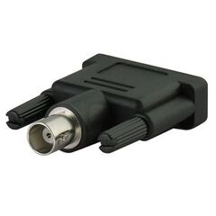 Adapter ZDC-2050 DVI męski do BNC żeński, czarny