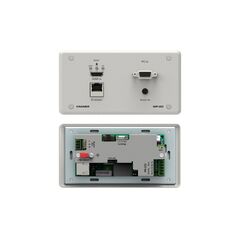 WP-20/EU(W)-86 Aktywny Panel ścienny - HDMI i grafika komputerowa z Ethernetem, dwukierunkowy RS-232 i Stereo Audio Nadajnik HDBaseT, Kolor: White, Wersja: EU 86