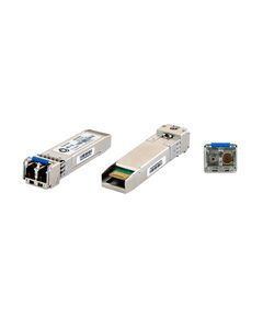 Przetwornik SFP1-SM-D, jednomodowy, złączki światłowodowe LC (PC/UPC), dwa włókna, typ duplex, kolor srebrny