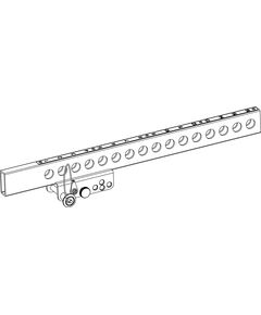 KPTAX16CL Belka montażowa do AX16CL, czarna