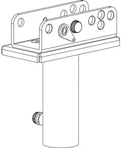 Adapter słupka KPTPOLEAX16CL dla AX16CL / AX8CL / AX4CL Line Arrays