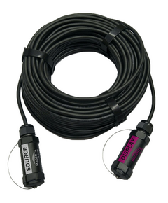 MG-AOC-66A-30 HDMI 2.0 Watertight Armored Active Optical Cable, HDMI - TypeA, TPU, Black, 30m, Length: 30