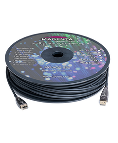 MG-AOC-883-50 Active Optical Cable, DisplayPort 1.4, Black, 50m, Low Smoke Zero Halogen, Length: 50