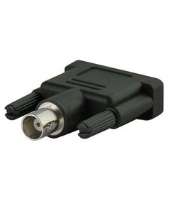 Adapter ZDC-2050 DVI męski do BNC żeński, czarny