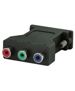 Adapter ZDR2042 YPbPr/YUV - DVI męski do 3-RCA żeński, czarny