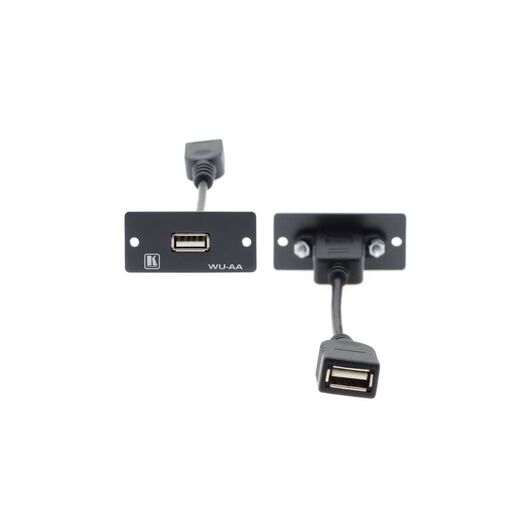 Wkładka USB do panelu ściennego WU-AA(G), szara, pojedynczy slot, obsługuje USB 1.0/USB 2.0, Kolor: Grey, 2 image