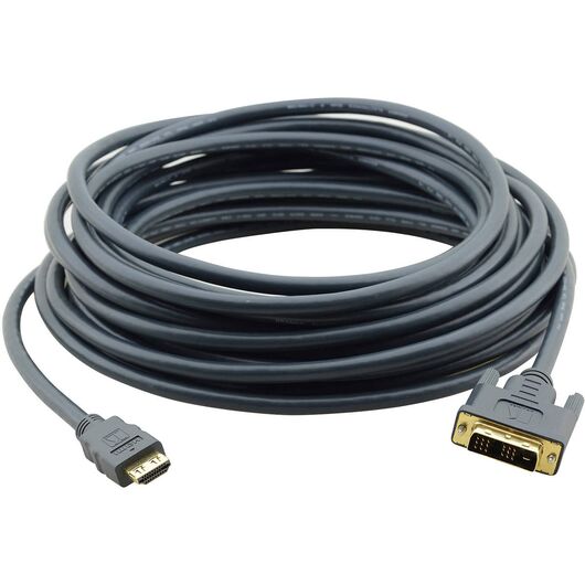 Kabel HDMI do DVI C-HM/DM-0.5, 0.15 m, czarny, Długość: 0.15