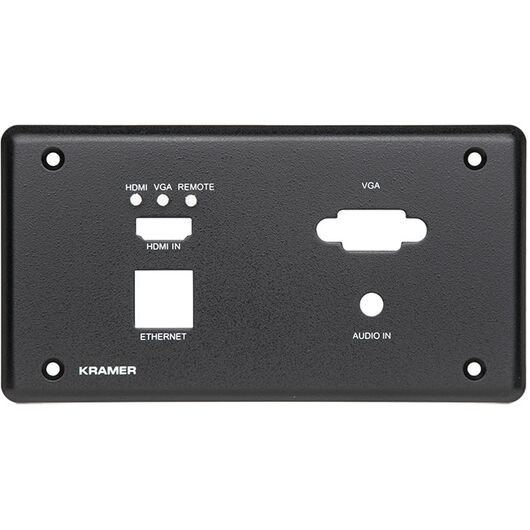 KIT-401T EU-PANEL-SET Face Plate, Black, 1 EU Size, 2xGang