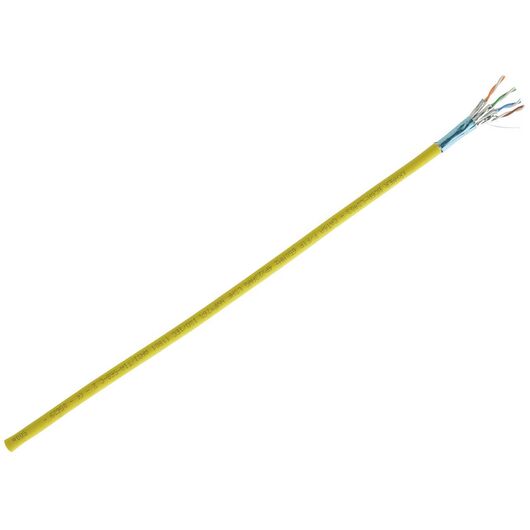 BC6A-LS403-D500M KLAN CAT 6A F/FTP 650MHz LSZH Bulk Cable-Yellow, Drum, Length: 500