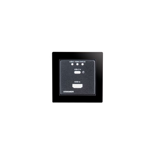 WP-20CT EU PANEL SET Face Plate, Black, 1 EU Size, 1xGang