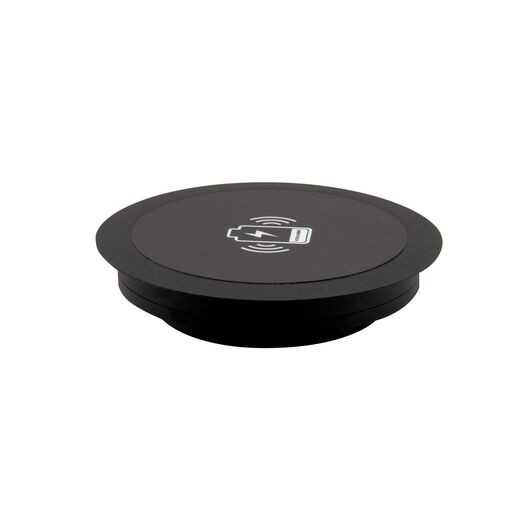 KWC-1(BC) Wireless Charging Spot, Silver Sand, Aluminium, Anodized, Colour: Silver Sand