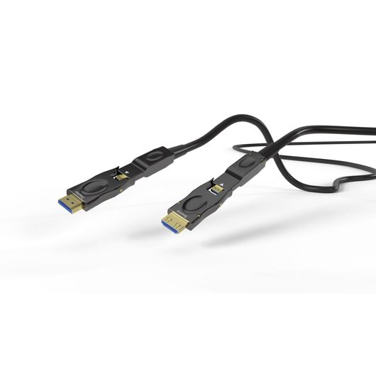 HFOC-300D-15 Aktywny hybrydowy kabel HDMI 2.1 8K/120 (męski-męski) z odłączanymi złączami, 15 m, Długość: 15, 2 image