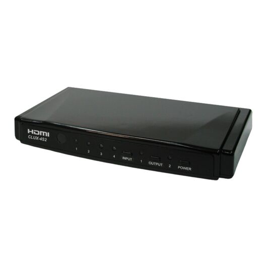 CLUX-4S2 4×2 HDMI Switcher, 1A