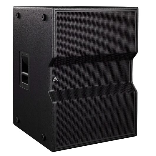 SW215P Dual 15in Subwoofer System, Manifolded Bandpass, Black