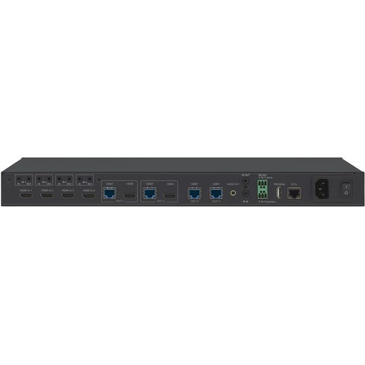 VS-44DT 4x4 4K60 4:2:0 HDMI/HDBaseT Extended-Reach Matrix Switcher, 220V, 3 image