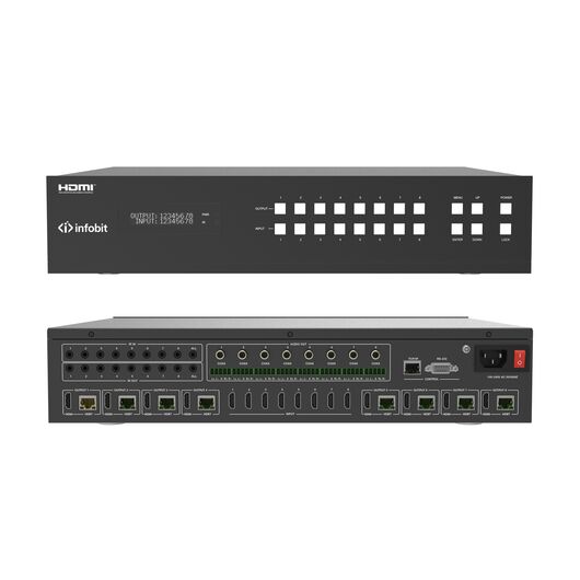 iMatrix H88H150 Przełącznik matrycowy, 8x8, 4K60 HDMI, HDBaseT, 2 image