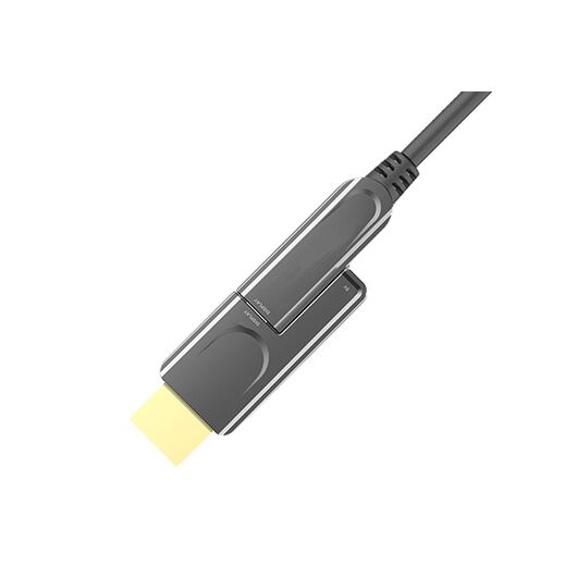 AOC-HDMI-D15C HDMI 2.0 4K60 AOC kabel, Typ D do D z odłączanymi złączami, klasyczna wersja, 15m, Długość: 15m