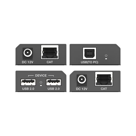 iTrans USB2-TR100 Przedłużacz USB 2.0, USB 2.0 480Mbps, 100m, czarny, 2 image