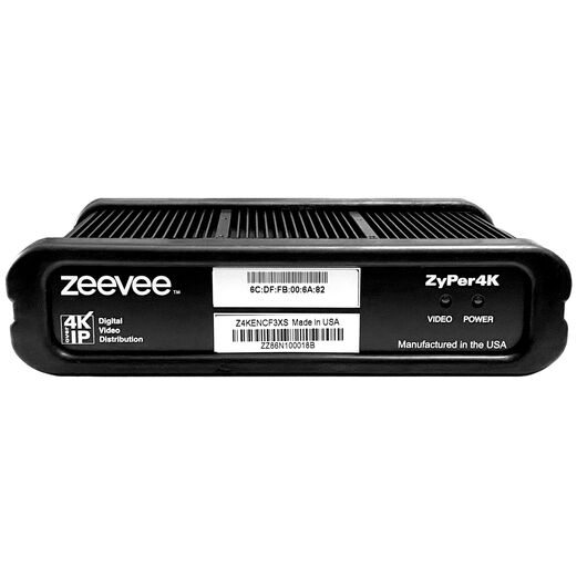 Z4KENCF3XS Zeevee 4K-XS Uncompressed Fiber Encoder