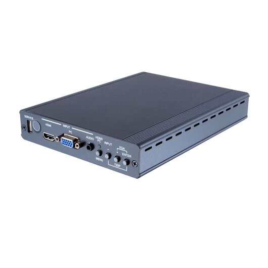 CH-520TXAHS Skaler HDMI/PC Video przez CAT5e/6/7 z LAN/IR/RS-232/Dwukierunkowe PoE Nadajnik