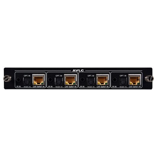 CIN-V4CV 4-Port HDBT with AVLC Input Card