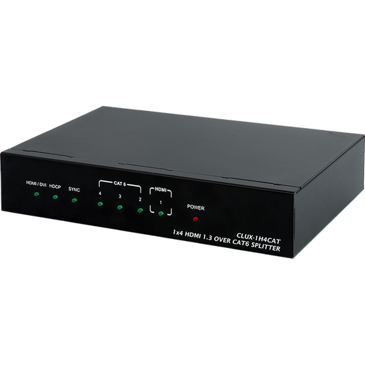 CLUx-1H4CAT 1x4 HDMI to Dual CAT6/7 Splitter