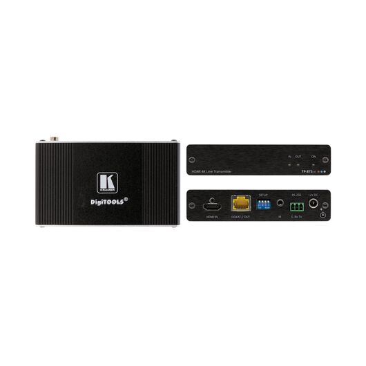 Kompaktowy nadajnik TP-873XR 4K HDR HDMI PoC z RS-232 i IR przez dalekosiężny DGKat 2.0